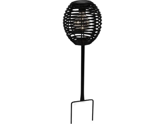 Sorlar lampe Sort med Metal Spyd