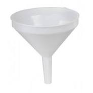 Tragt 18 cm Hvid Plast