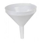 Tragt 18 cm Hvid Plast