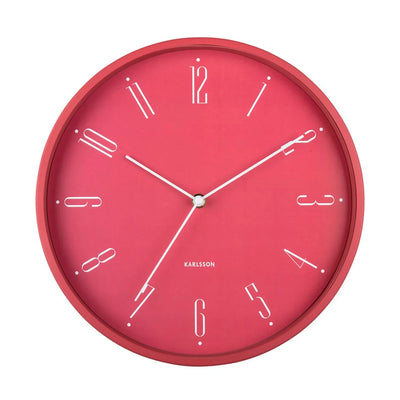 Karlsson Regal Vægur Blush Red Ø30 cm