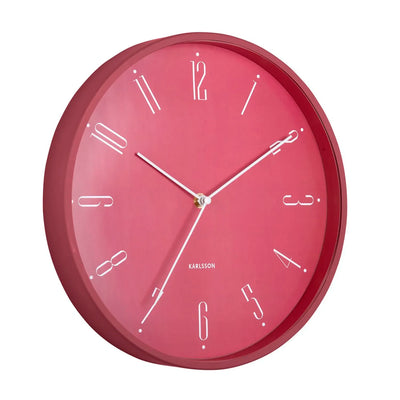 Karlsson Regal Vægur Blush Red Ø30 cm