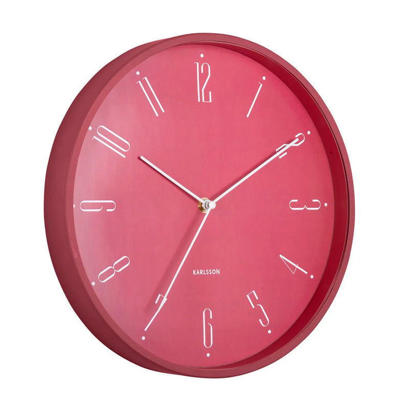Karlsson Regal Vægur Blush Red Ø30 cm