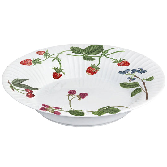 Kähler Hammershøi Summer Dyb Tallerken, Sommerbær Ø21cm