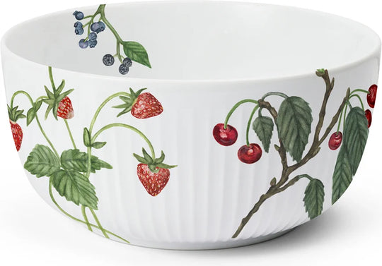Kähler Hammershøi Summer Skål, Sommerbær Ø21cm