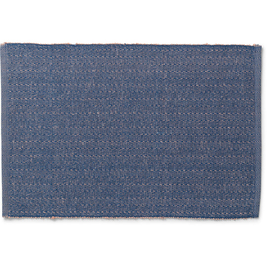 Herringbone Dækkeserviet Blå 43x30