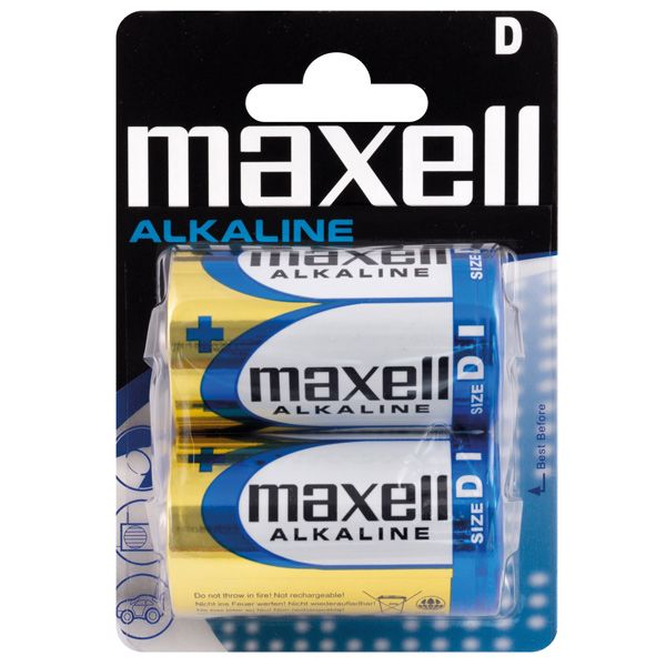 Maxell LR20/D Alkaline Batterier