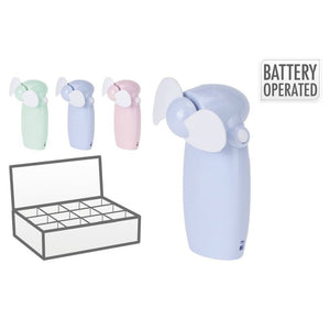 Mini Ventilator Batteridrevet - Ass. Farver