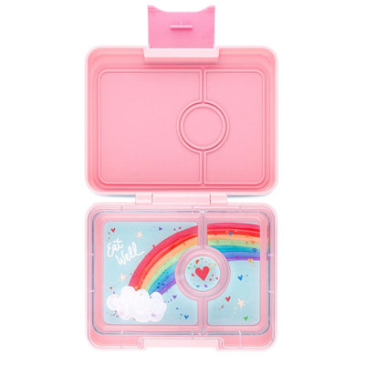 Yumbox Snack box (3-rum) - Coco Pink (Rainbow)