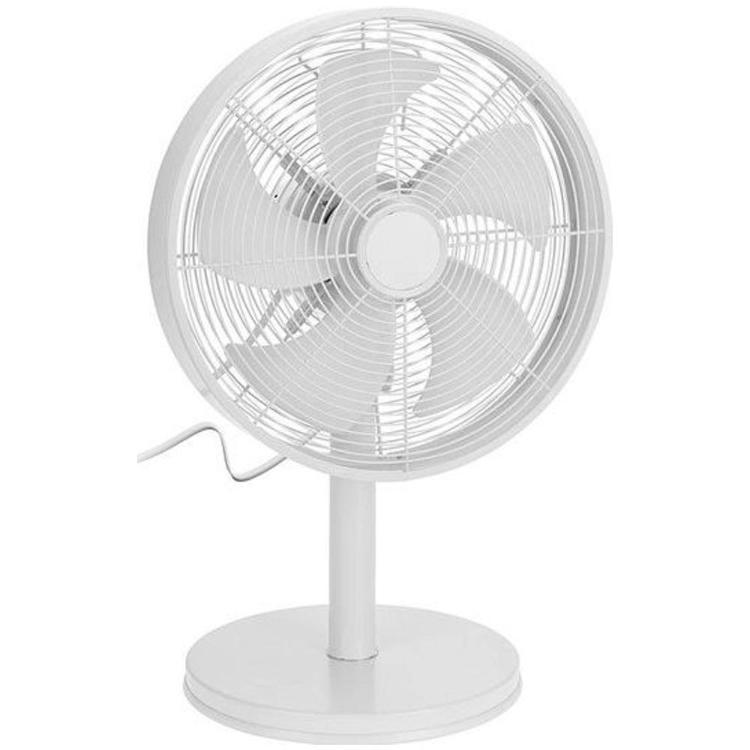 Bordventilator - hvid - 30 cm