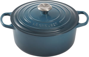 Le Creuset rund gryde 4,2 ltr./ 24 cm Deep teal