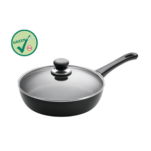 Scanpan Classic 28 cm sauterpande med glaslåg