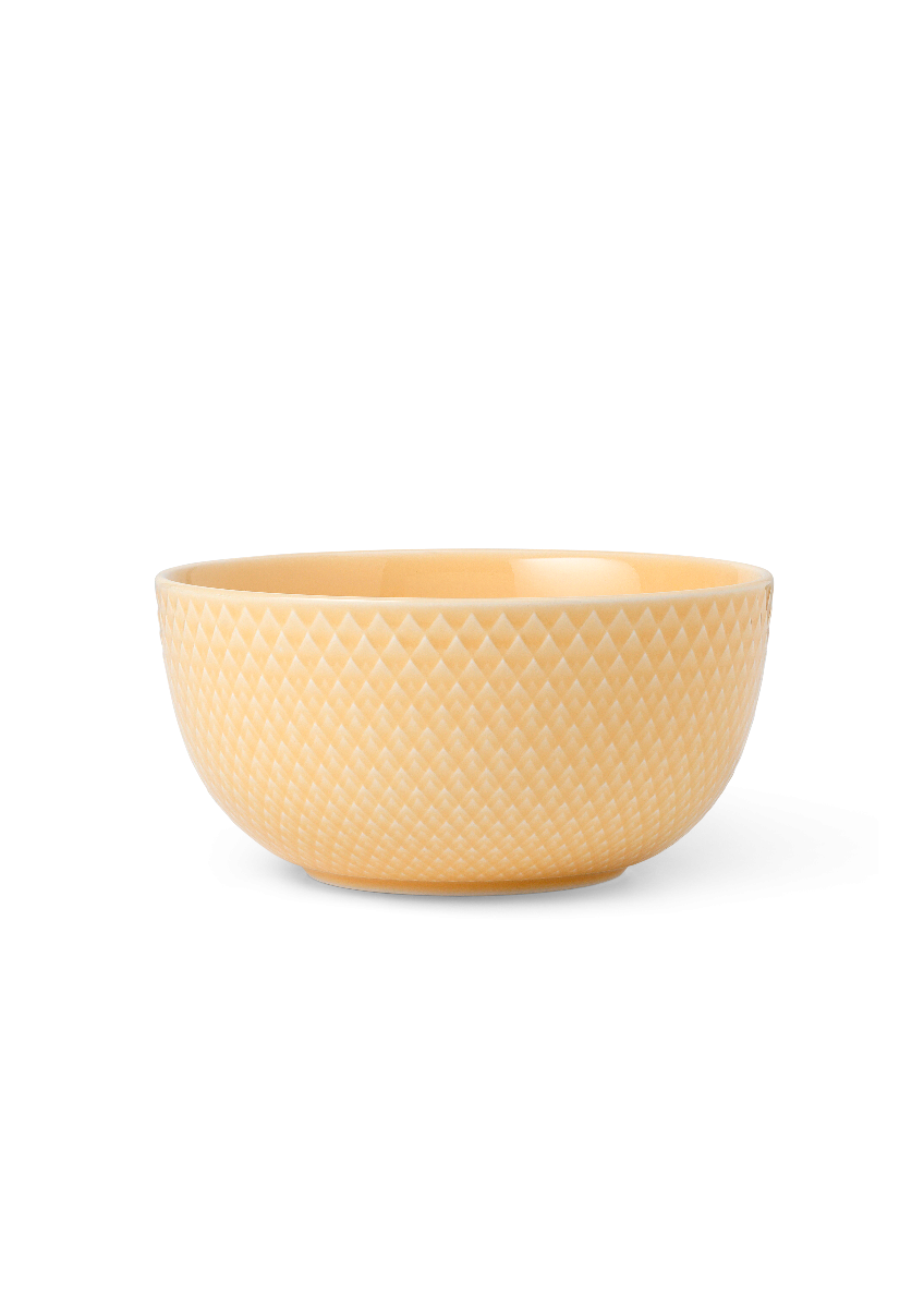 Lyngby Porcelæn Rhome Color skål, Orange Ø: 13 cm.