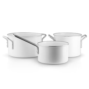 Eva Trio White Line Grydesæt - 3 dele