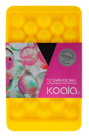 Koala Ice Tray Gul, 33 iskugler