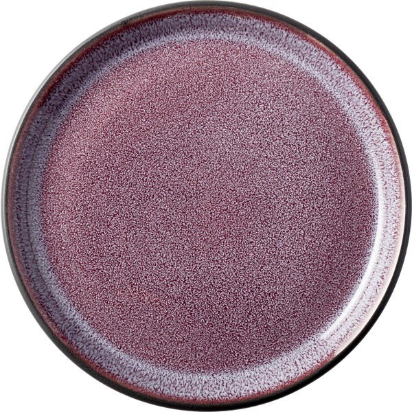 Bitz Gastro Tallerken - sort/lilla - 17 cm