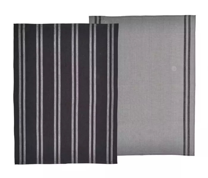 Södahl Soft Viskestykke, 70 x 50 cm Sort 2 stk