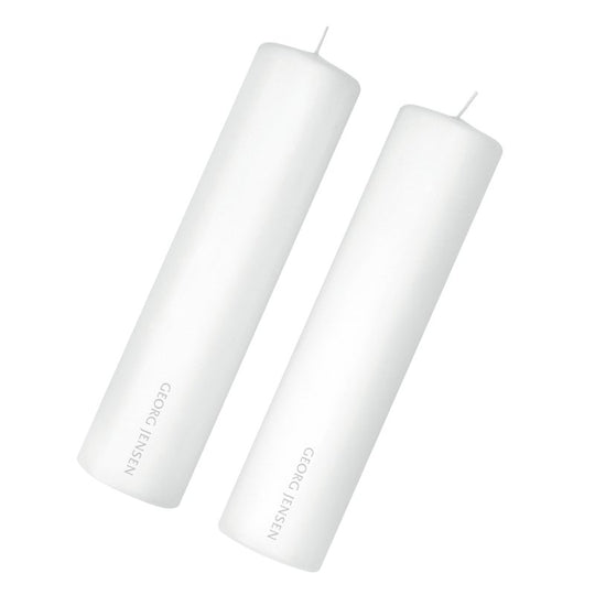 Georg Jensen Lys 2stk. H25cm Ø6cm