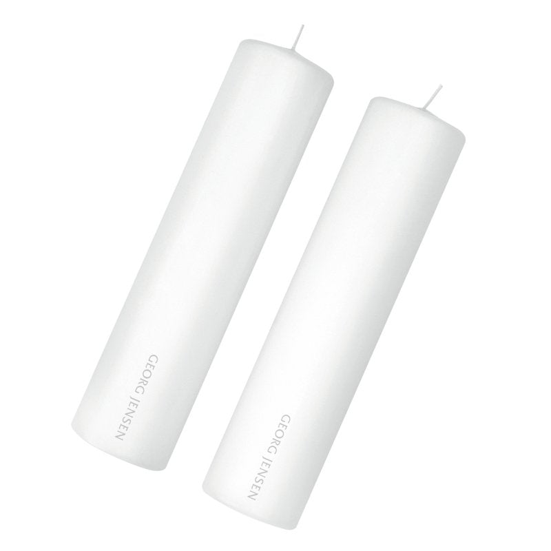 Georg Jensen Lys 2stk. H25cm Ø6cm