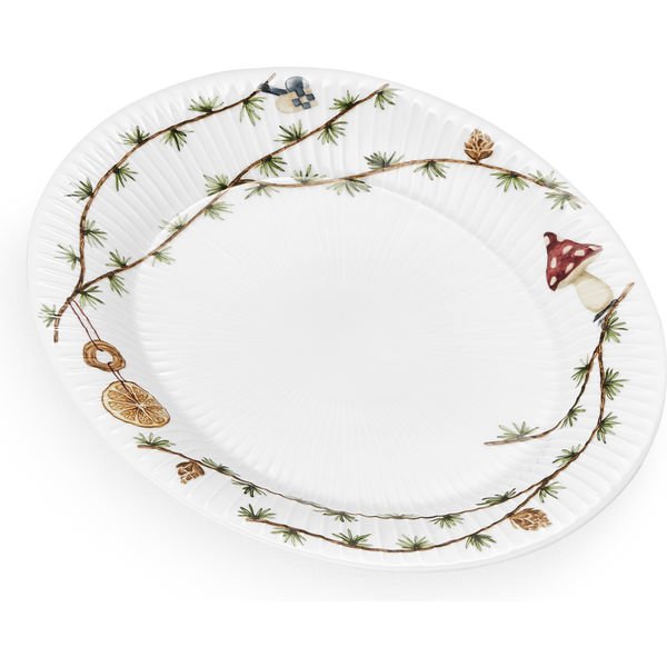 Kähler Hammershøi Christmas Ovalt Bordfad 28,5cm x 22,5cm