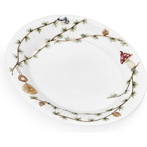 Kähler Hammershøi Christmas Ovalt Bordfad 28,5cm x 22,5cm