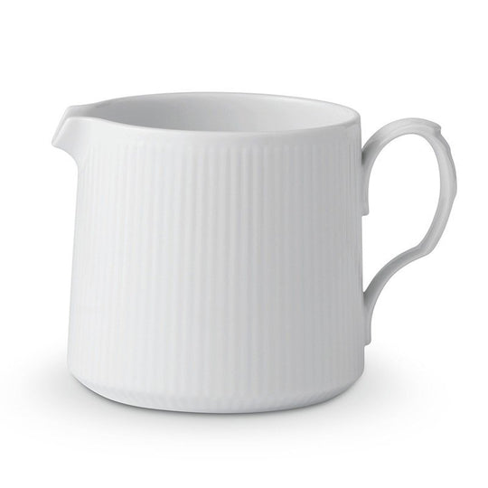 Royal Copenhagen Hvid Riflet Kande, 70 cl