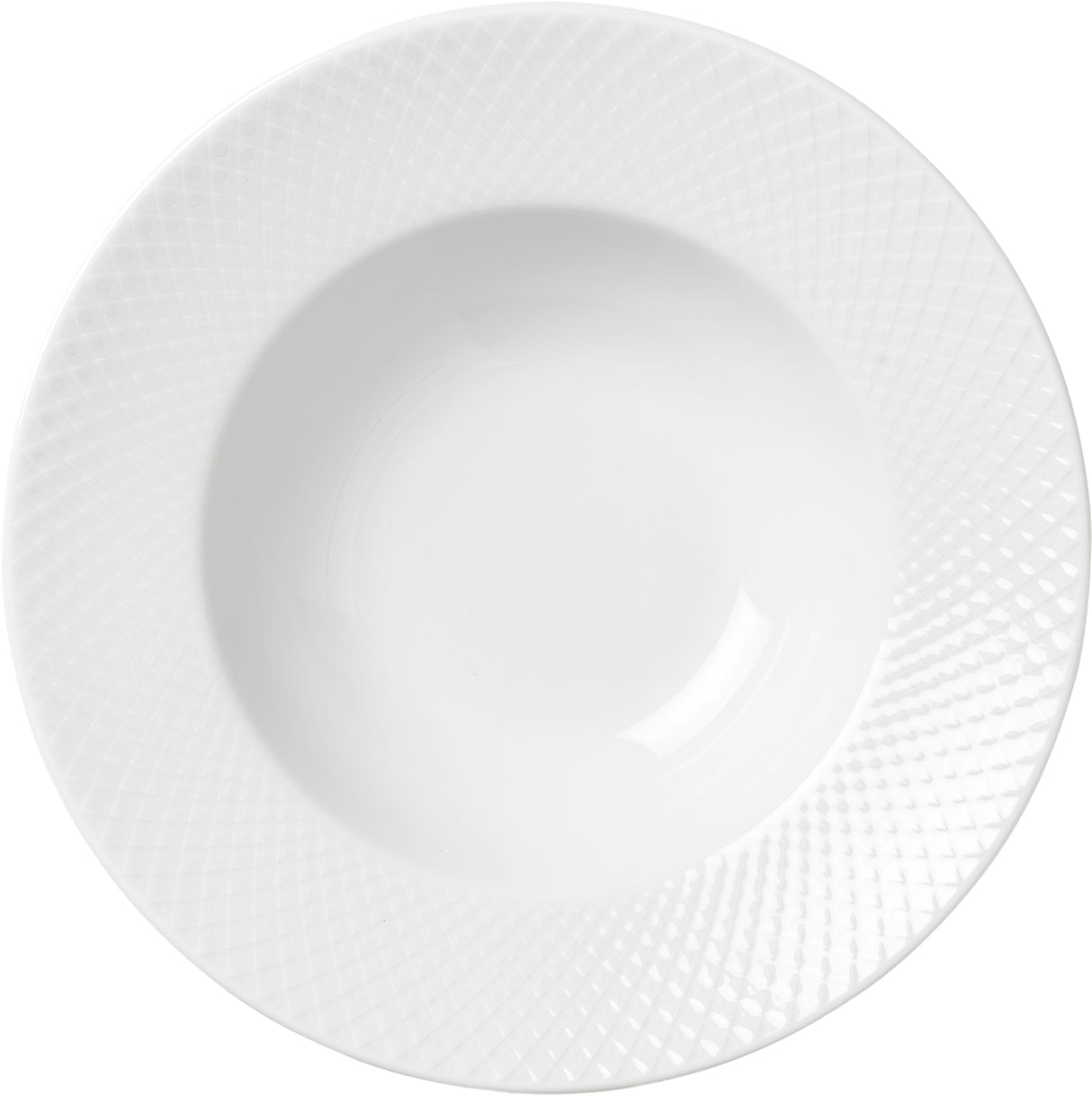 Lyngby Porcelæn Rhombe Pastatallerken Ø24,5 cm