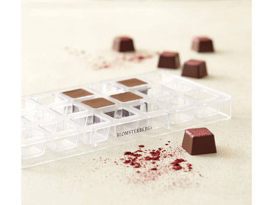 Blomsterberg Chokoladeform Firkant - 27x13x2,4cm