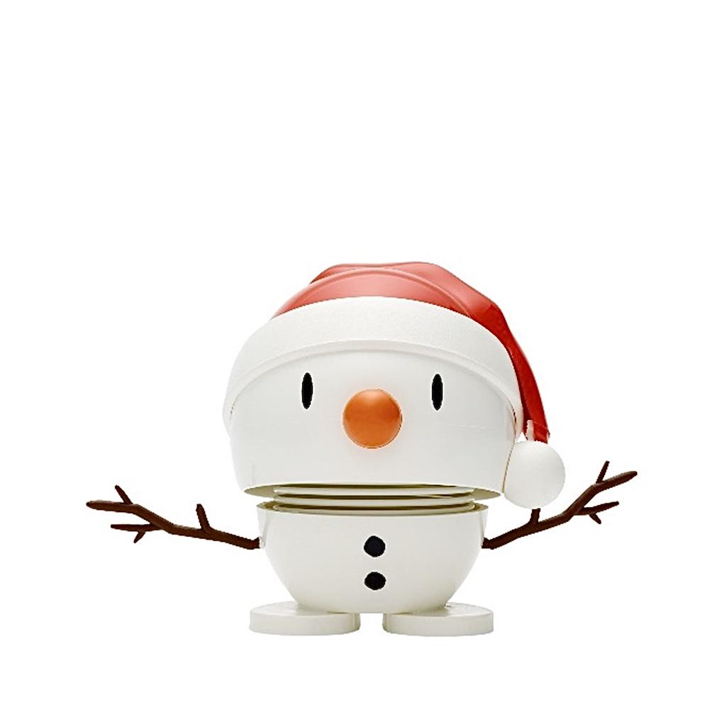 Hoptimist White Small Santa Snowman