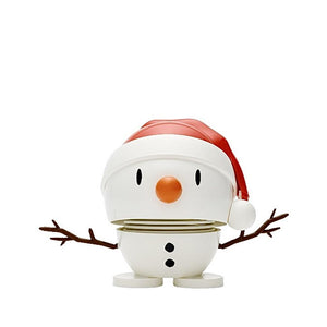 Hoptimist White Small Santa Snowman