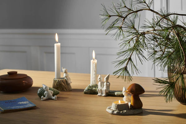 Christmas Tales Julelys - Hvid - H9,5 cm