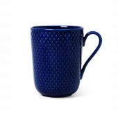 Lyngby Rhombe Color Krus Med Hank 33cl Mørkeblå