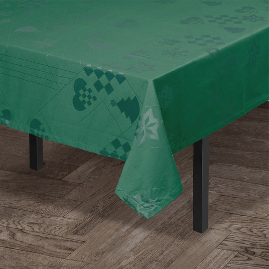 Juna Damask Dug Natale 150x370 cm grøn