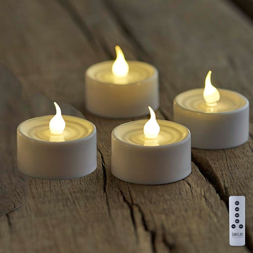 Sirius Lone Batterilys, 4 stk. sæt, Ø3,5cm