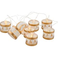 Sirius Elly Tromme Guirlande, 8L, Guld