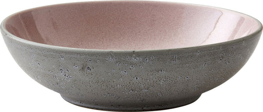 Bitz Pastaskål - grå/lyserød - 20 cm