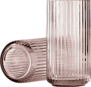 Lyngby Vase H20, cm Burgundy, Mundblæst
