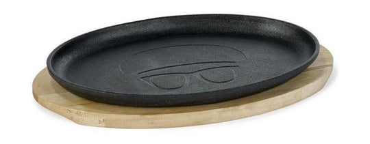 HOLM støbejernstallerken 27x17 cm