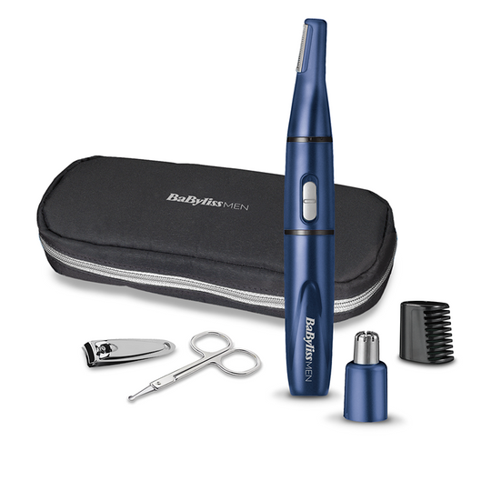 Babyliss næsehårstrimmer 5-i-1 blue edition 7058PE