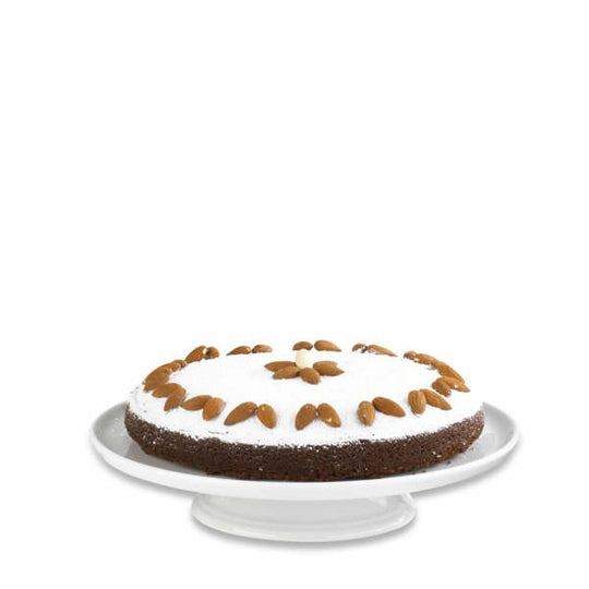 Pillivuyt lagkagefad på fod Ø30 cm