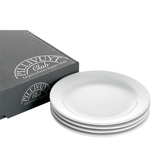 Pillivuyt michelle flad tallerken 19 cm 4 stk.