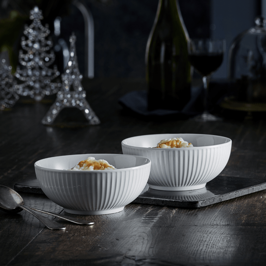 Pillivuyt Plissé skål 2 stk 60 cl