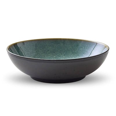 Bitz Salatskål - sort/grøn - 24 cm