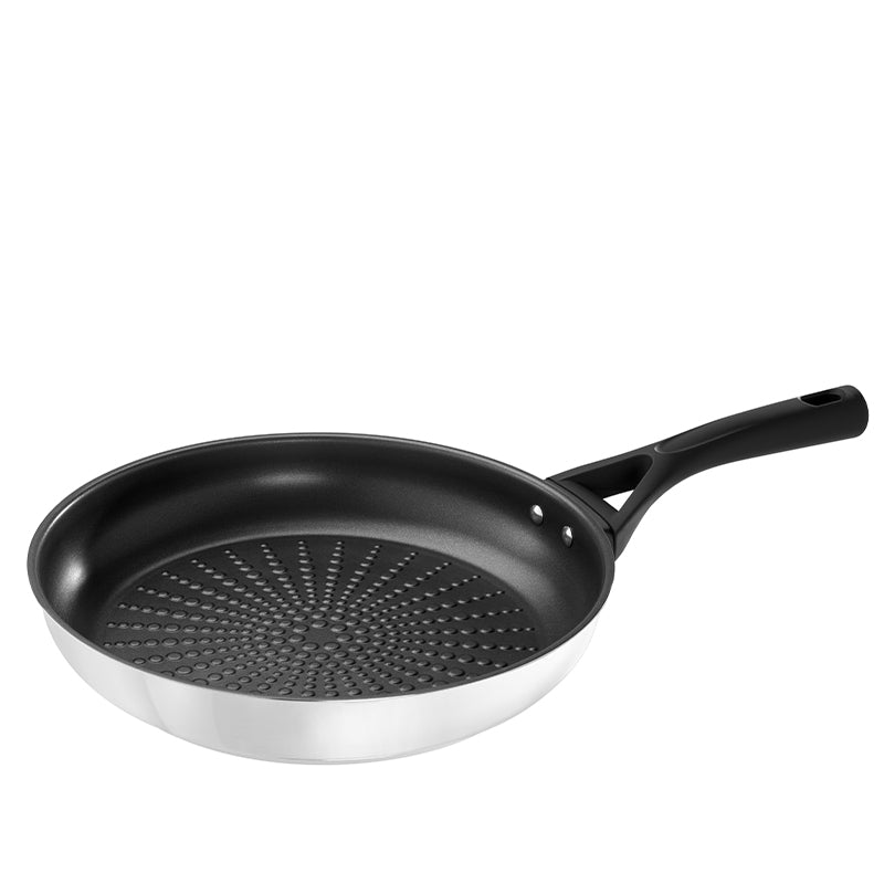 Pyrex stegepande stål 28 cm