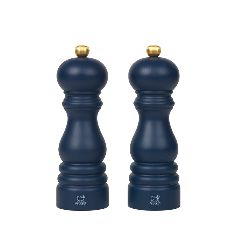 Peugeot Paris salt- og peberkværnsæt blå 18 cm