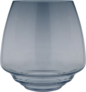 Holmegaard Flow Bloklysestage, Blå, 18,5cm