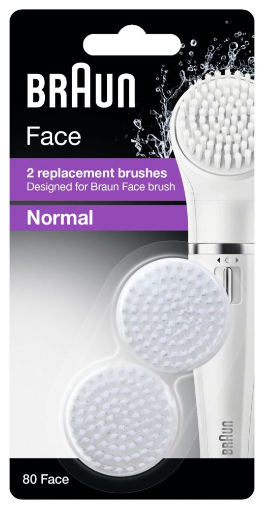 Braun Face Tilbehør Normal børste - 2 stk