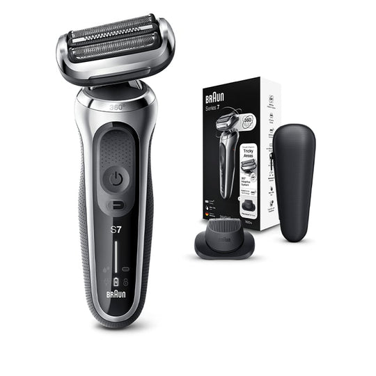 Braun serie 7 barbermaskine model 70-s1200s silver/black