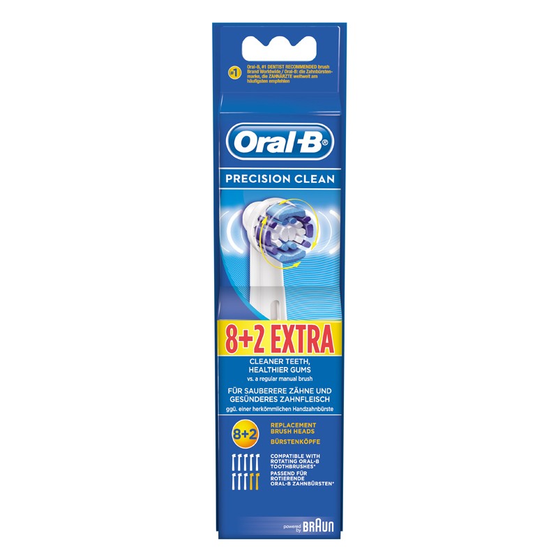 Braun Oral B precision Clean børstehoveder 8+2