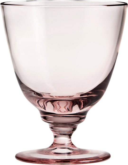 Holmegaard Flow glas på fod Rosa 35 cl