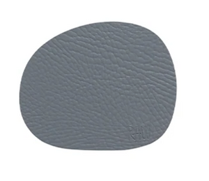 Aida RAW Coasters, Genbrugslæder - Grå - 6stk